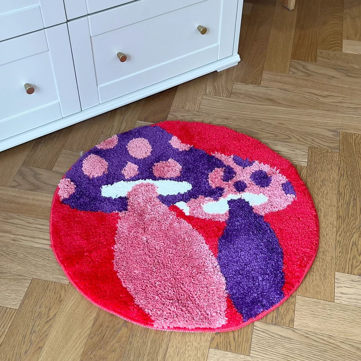 Psychedelic Mushrooms Rug