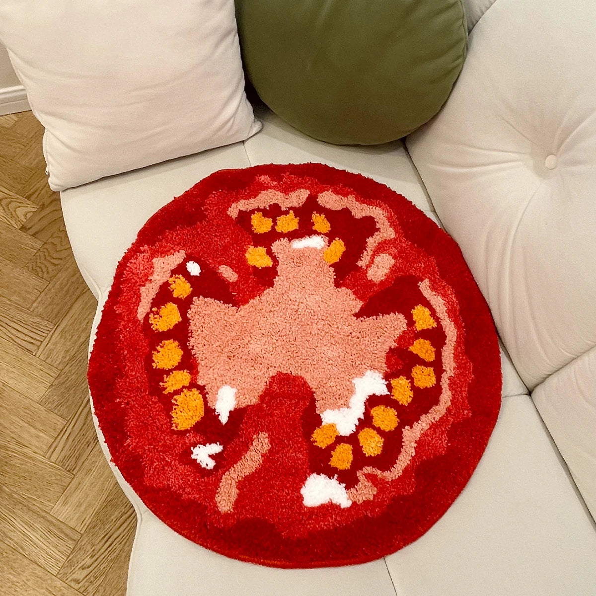 Tomato Fruit Rug