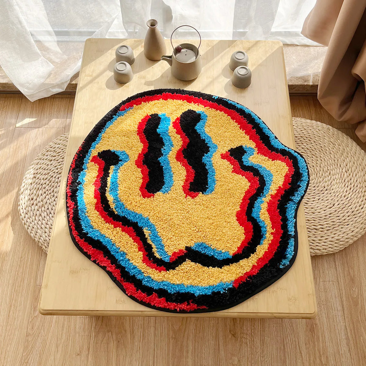 Trippy Smiling Rug