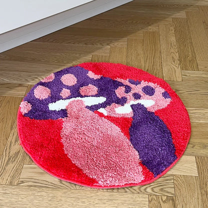 Psychedelic Mushrooms Rug