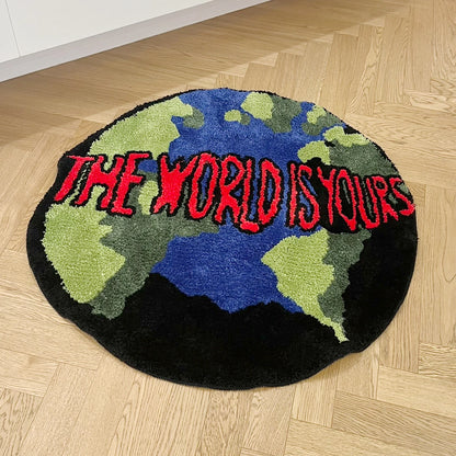 THE WORLD IS YOURS Rug