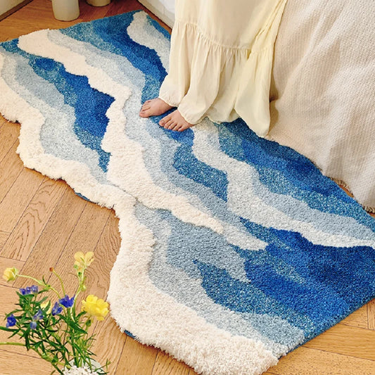 Blue Sea Pattern Rug