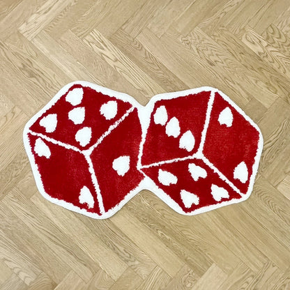 Red Dice Rug