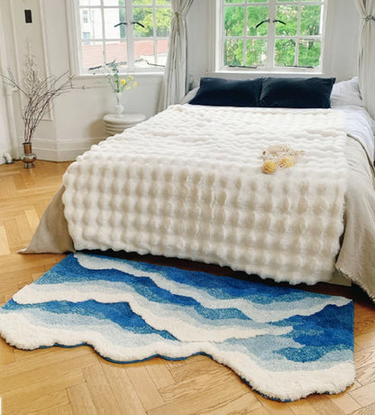 Blue Sea Pattern Rug