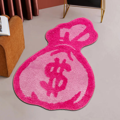 Pink Cash Bag  Rugs