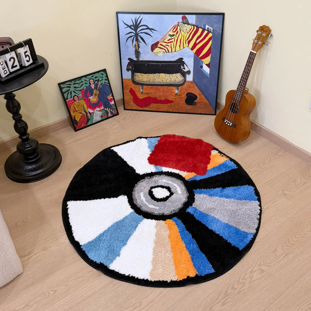 CD Shaped Rug