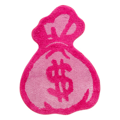 Pink Cash Bag  Rugs