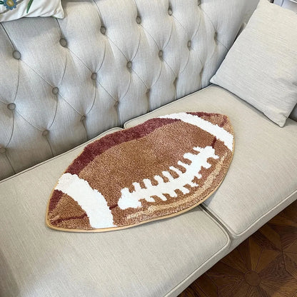 Rugby Ball Rug