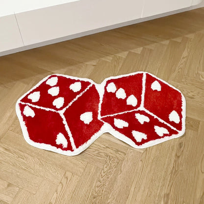 Red Dice Rug