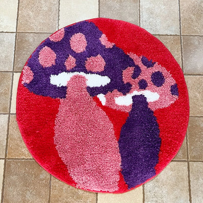 Psychedelic Mushrooms Rug