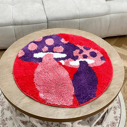 Psychedelic Mushrooms Rug