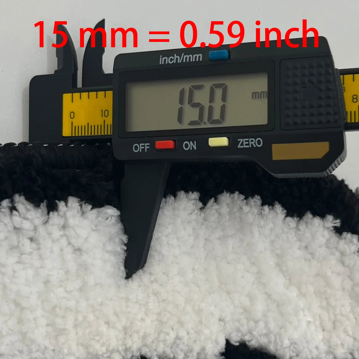 Holding Cup in Hand Vintage Rug