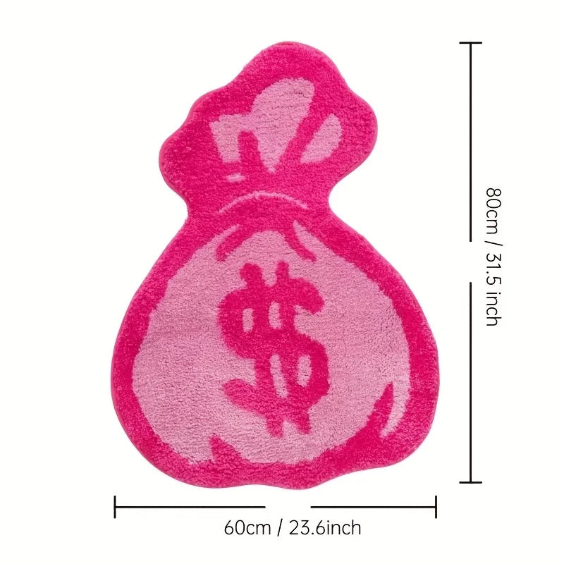 Pink Cash Bag  Rugs