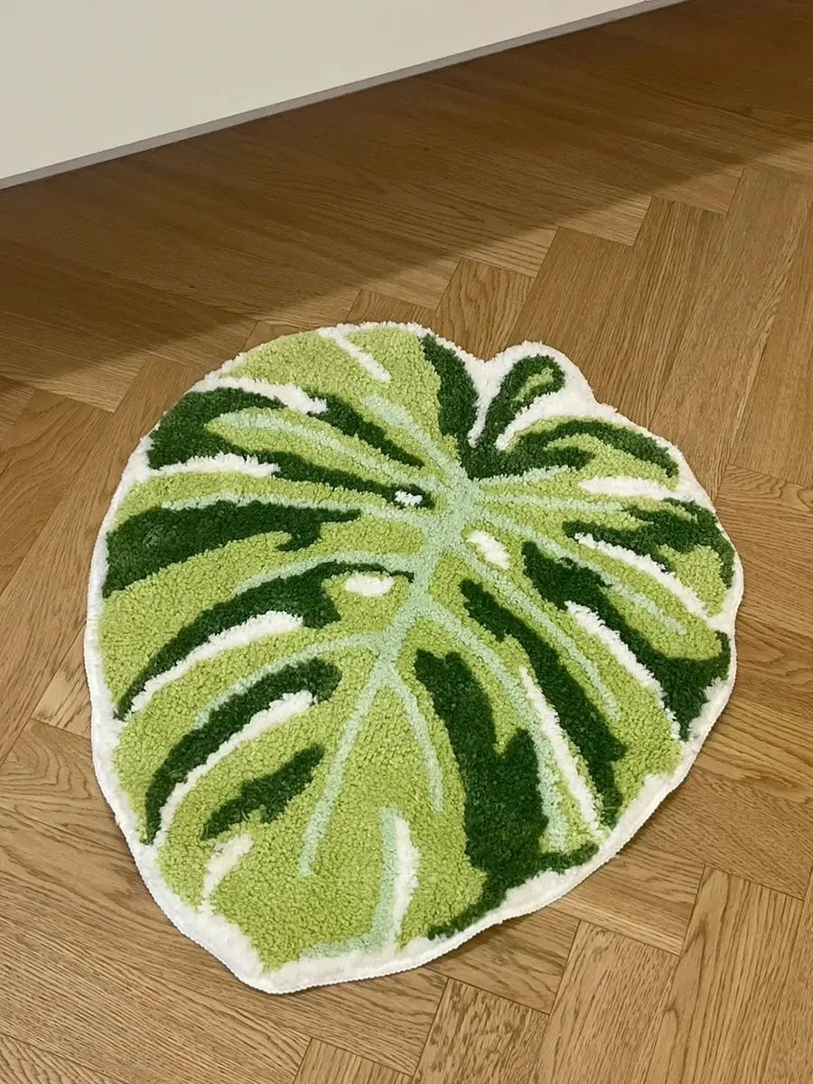 Green Leaf Rug