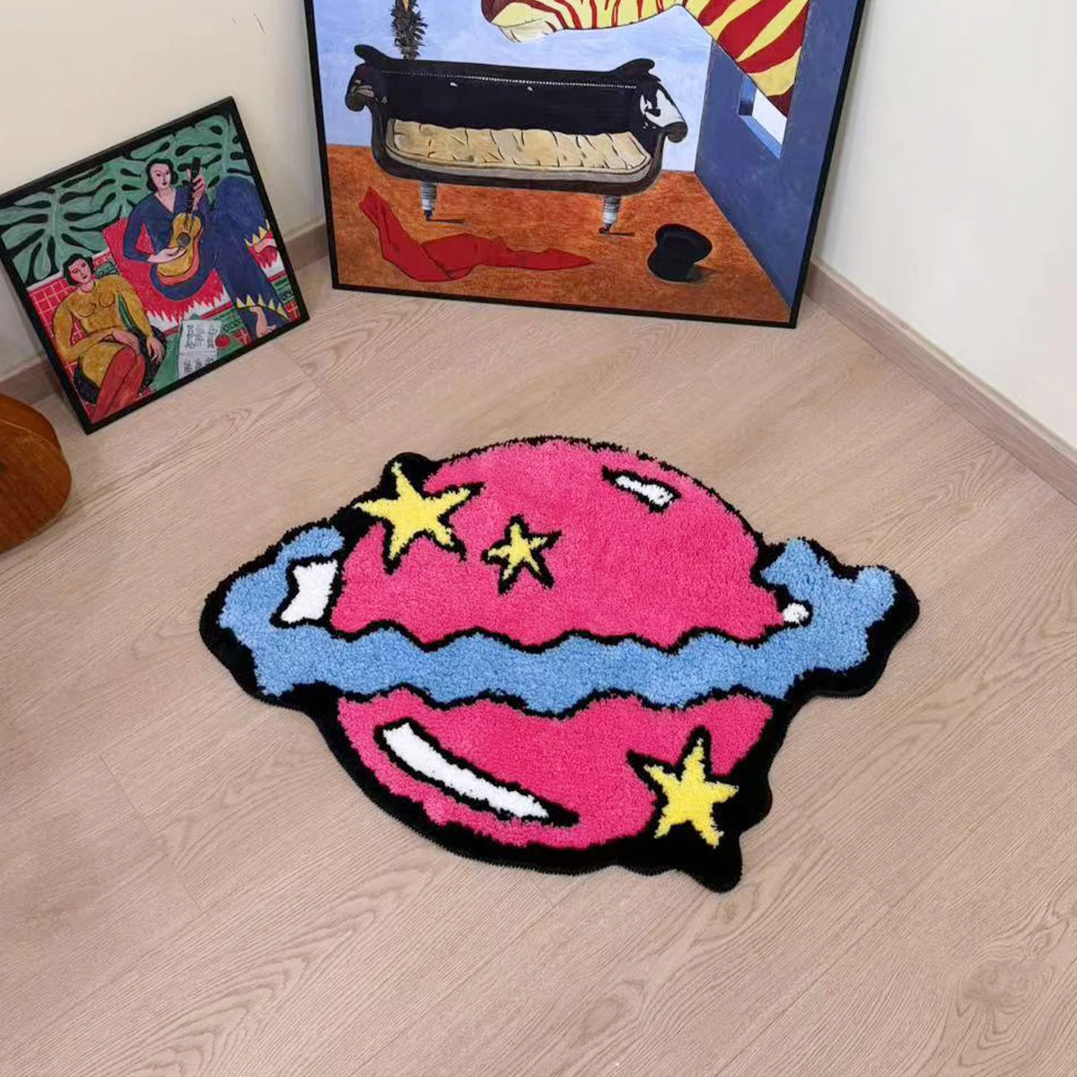Pink Planet Rug