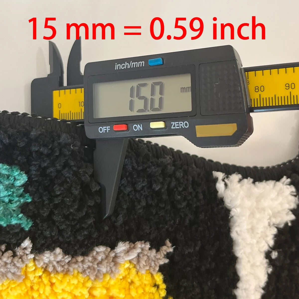 Yellow Lighter DON'T SMOKE Rug