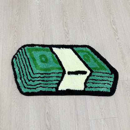 Cartoon Dollar Cash Rug