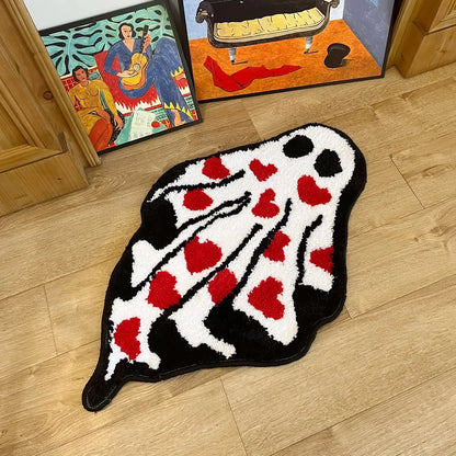 Heart Ghost Rug