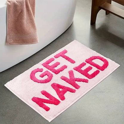 Pink GET NAKED Rug