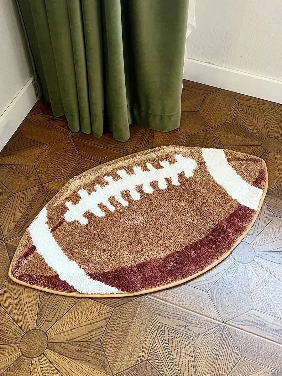 Rugby Ball Rug