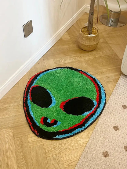 Green Alien Rug