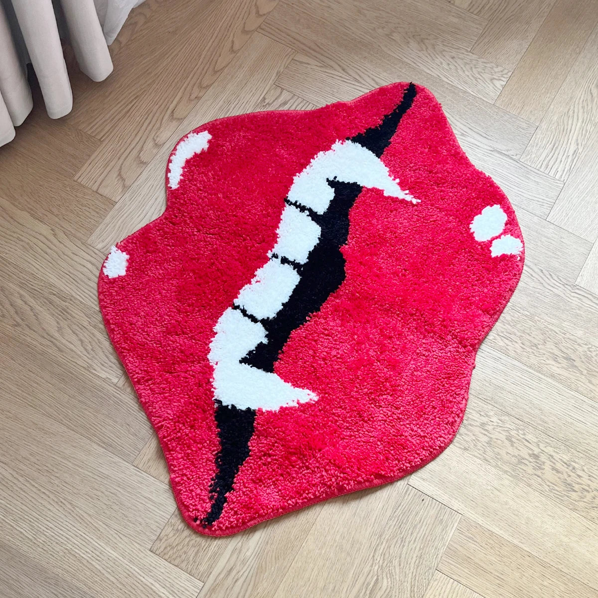 Vampire Red Lips Rug