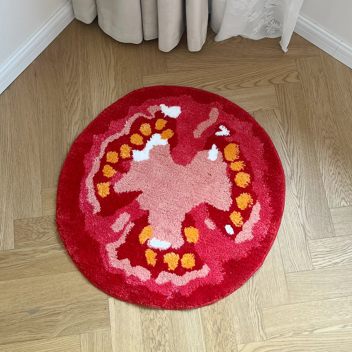 Tomato Fruit Rug