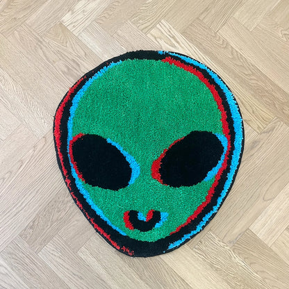 Green Alien Rug