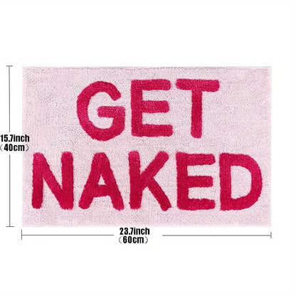Pink GET NAKED Rug