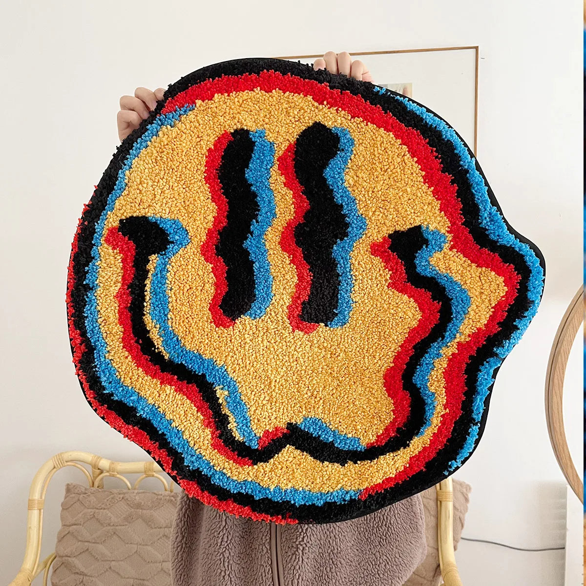 Trippy Smiling Rug