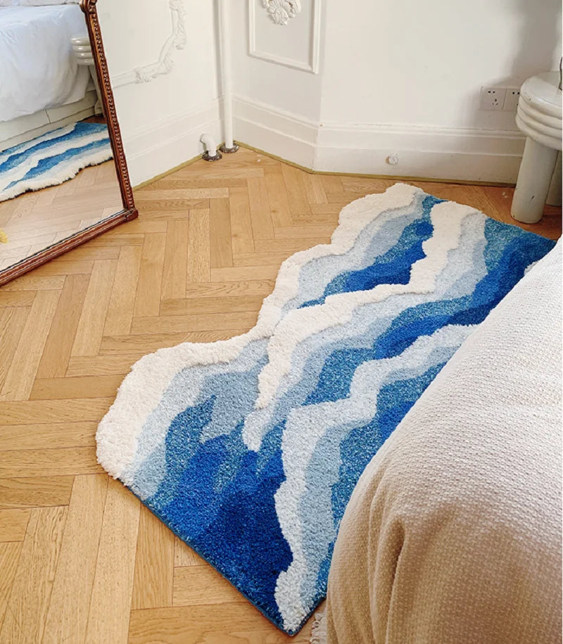 Blue Sea Pattern Rug
