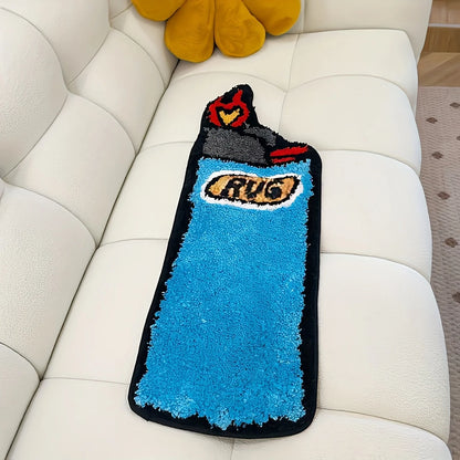 Blue Lighter Fluffy Rug