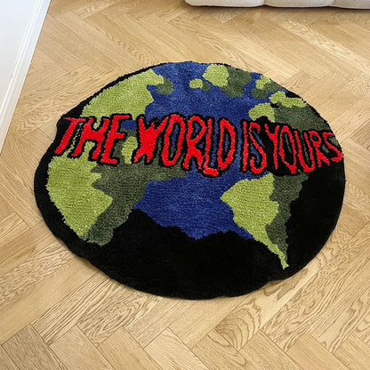 THE WORLD IS YOURS Rug