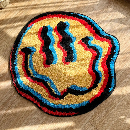 Trippy Smiling Rug