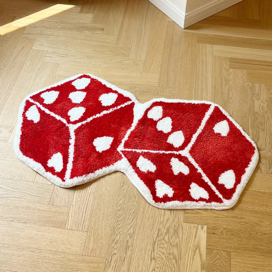 Red Dice Rug