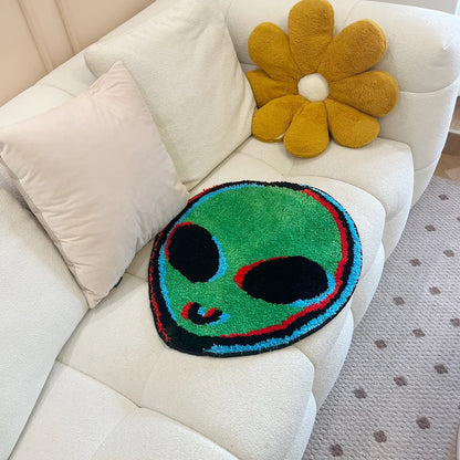 Green Alien Rug